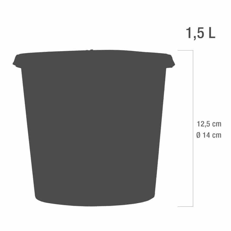 Contenitore per oggetti taglienti Eco Line da 1,5 litri