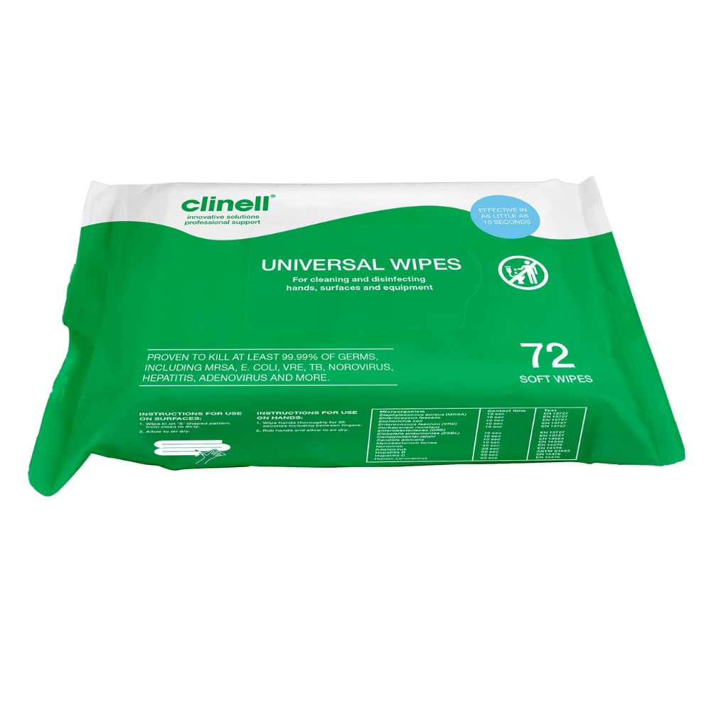Salviette universali Clinell 72