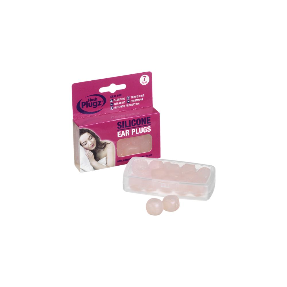 7 Paia di Tappi per Le Orecchie in Silicone UKMEDI Rosa