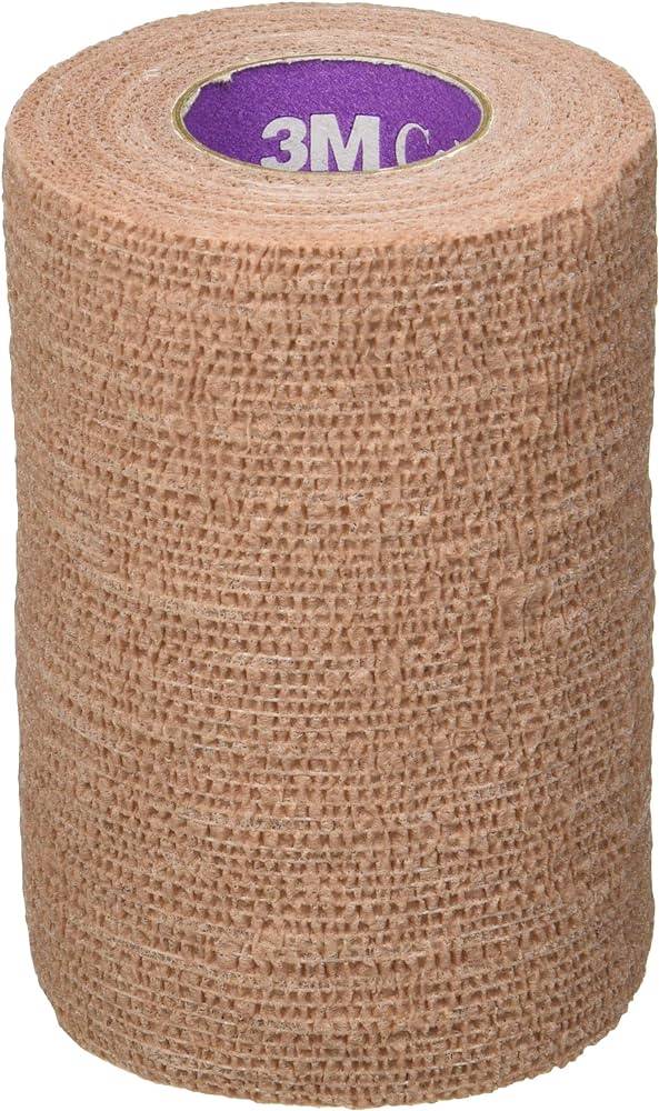 Benda autoadesiva 3M Coban da 15 cm x 4,5 m, colore carne