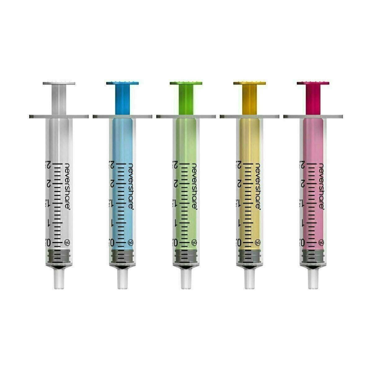 Siringhe Luer Slip miste Nevershare da 2,5 ml