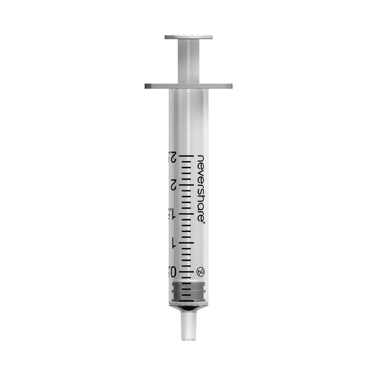 Siringhe Luer Slip bianche Nevershare da 2,5 ml