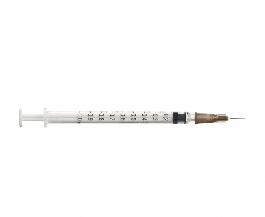 Siringa e ago BD Plastipak Luer Slip da 1 ml + 26 g da 3/8 pollici