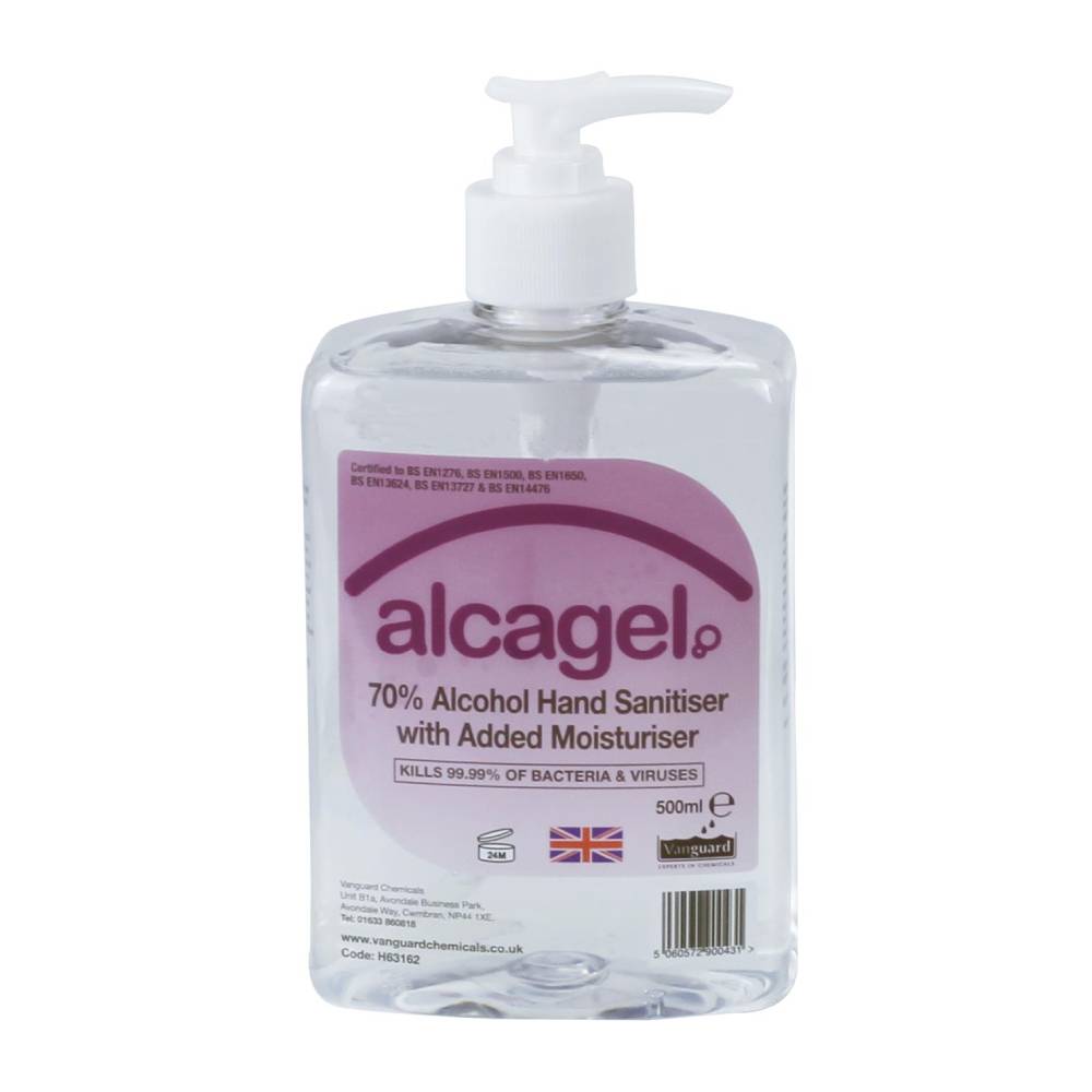 Alcagel Gel Igienizzante Mani Alcol 70% 500ml