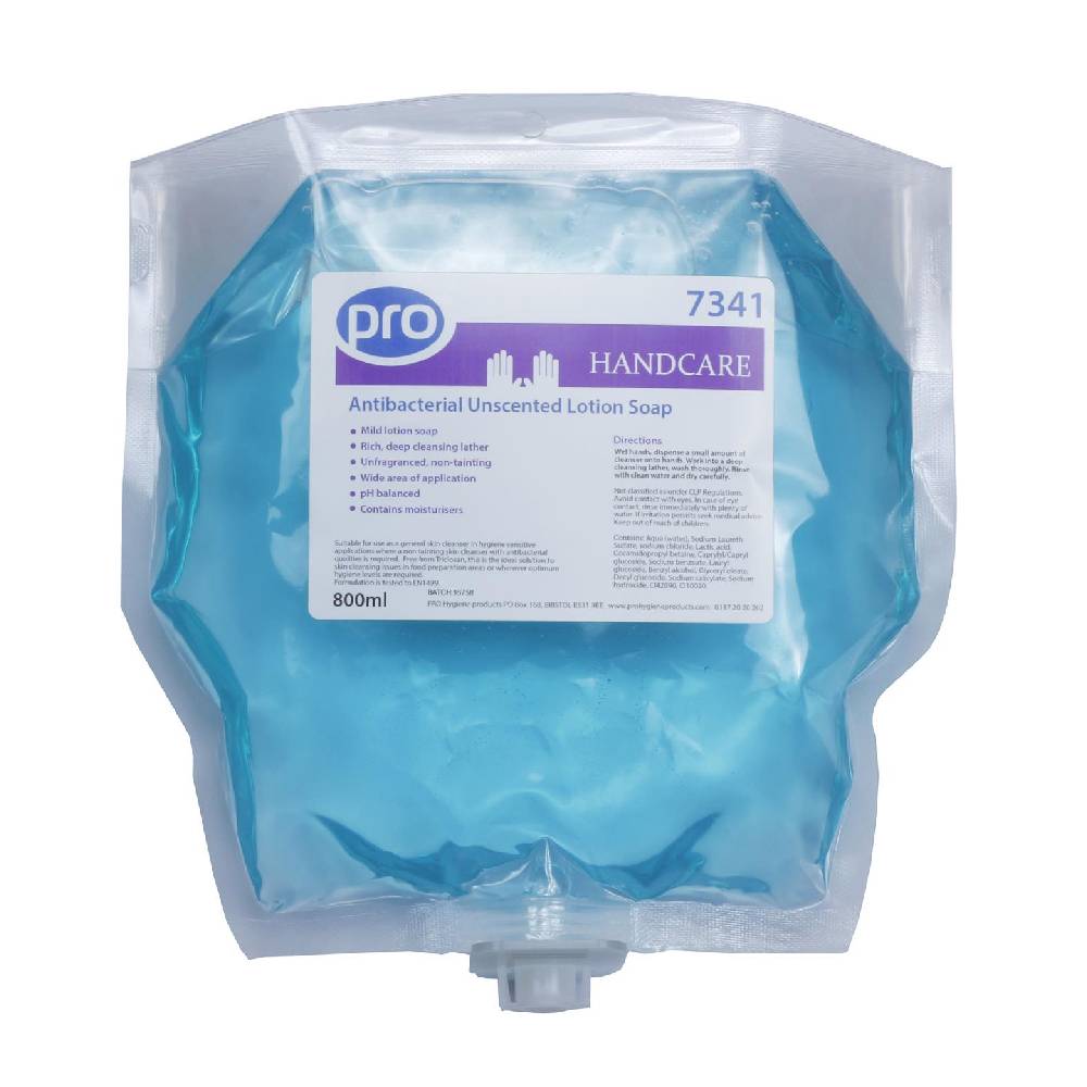 Sapone lozione antibatterico PRO senza profumo 800 ml