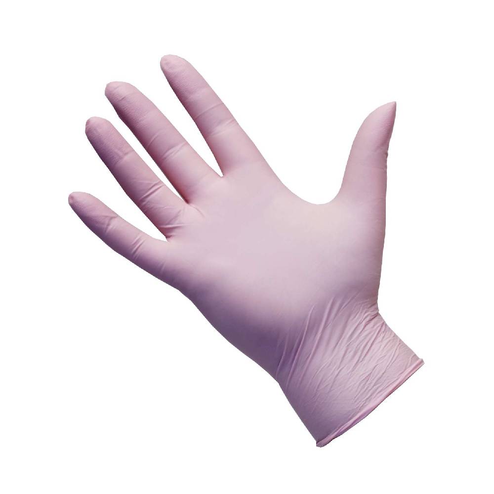 Guanti in nitrile rosa PRO UltraFLEX Confezione da 100