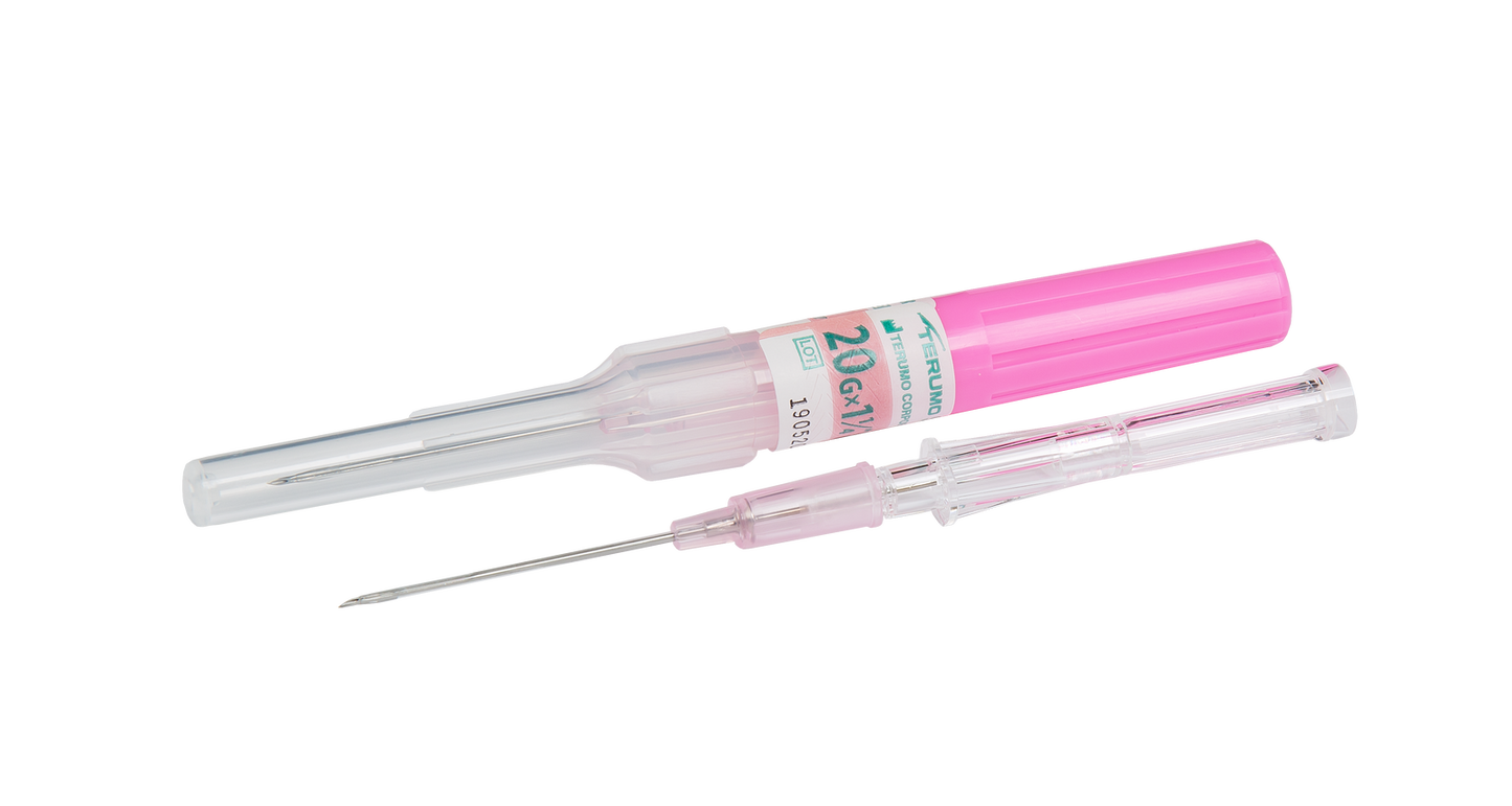 Catetere Terumo Surflash IV da 20 g e 1,25 pollici, 60 ml/min