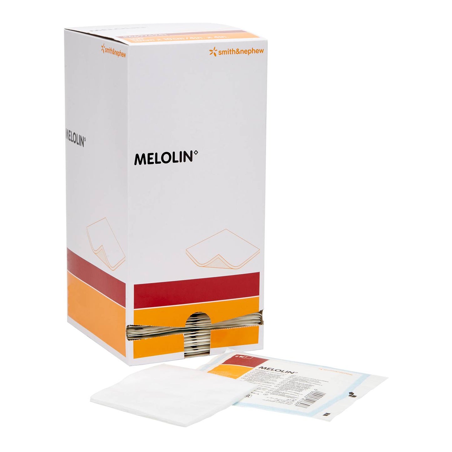 Medicazioni sterili assorbenti a bassa aderenza alla melolina da 10 cm x 10 cm