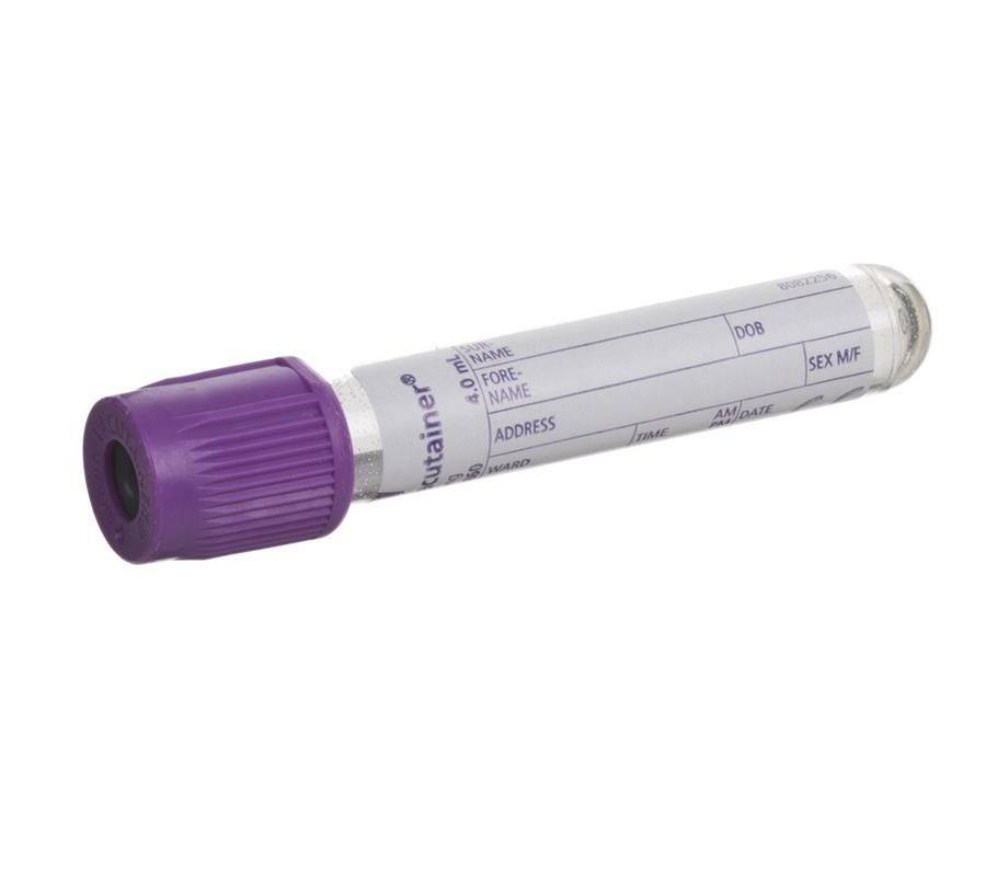 BD Vacutainer 4ml EDTA K3 Provette Per Prelievo Di Sangue Color Lavand bd-vacutainer-4ml-edta-k3-provette-per-prelievo-di-sangue-color-lavand