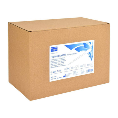 Pipette Pasteur in polietilene da 1,5 ml Confezione da 500