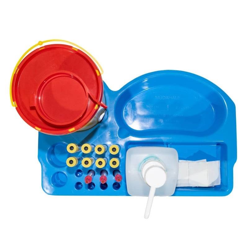 Blue Blood Collection Tray - UKMEDI - UK MEDICAL SUPPLIES