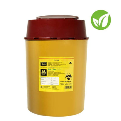 25 Litre Eco Line XL Sharps Bin - UKMEDI