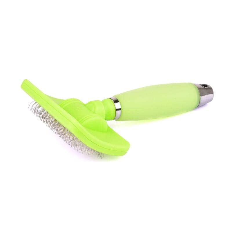 Pennello per spiumatura con impugnatura in silicone