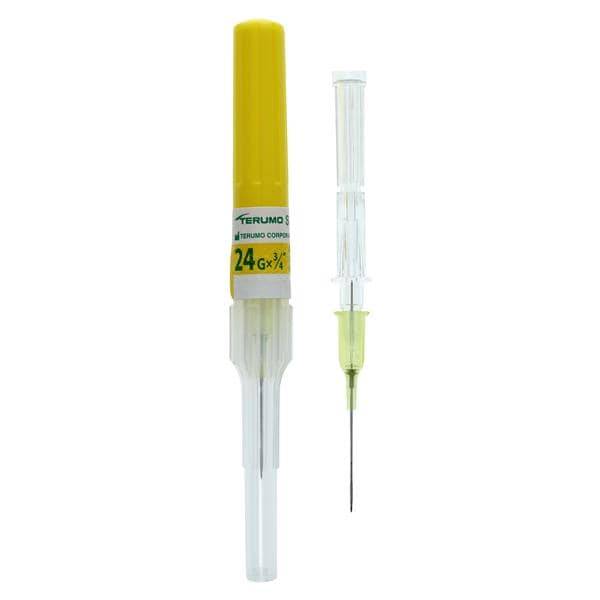 Catetere Terumo Surflash IV da 24 g 3/4 pollici 15 ml/min