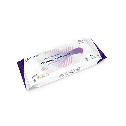 Panni per lavaggio Omnitex con crema barriera confezione da 26