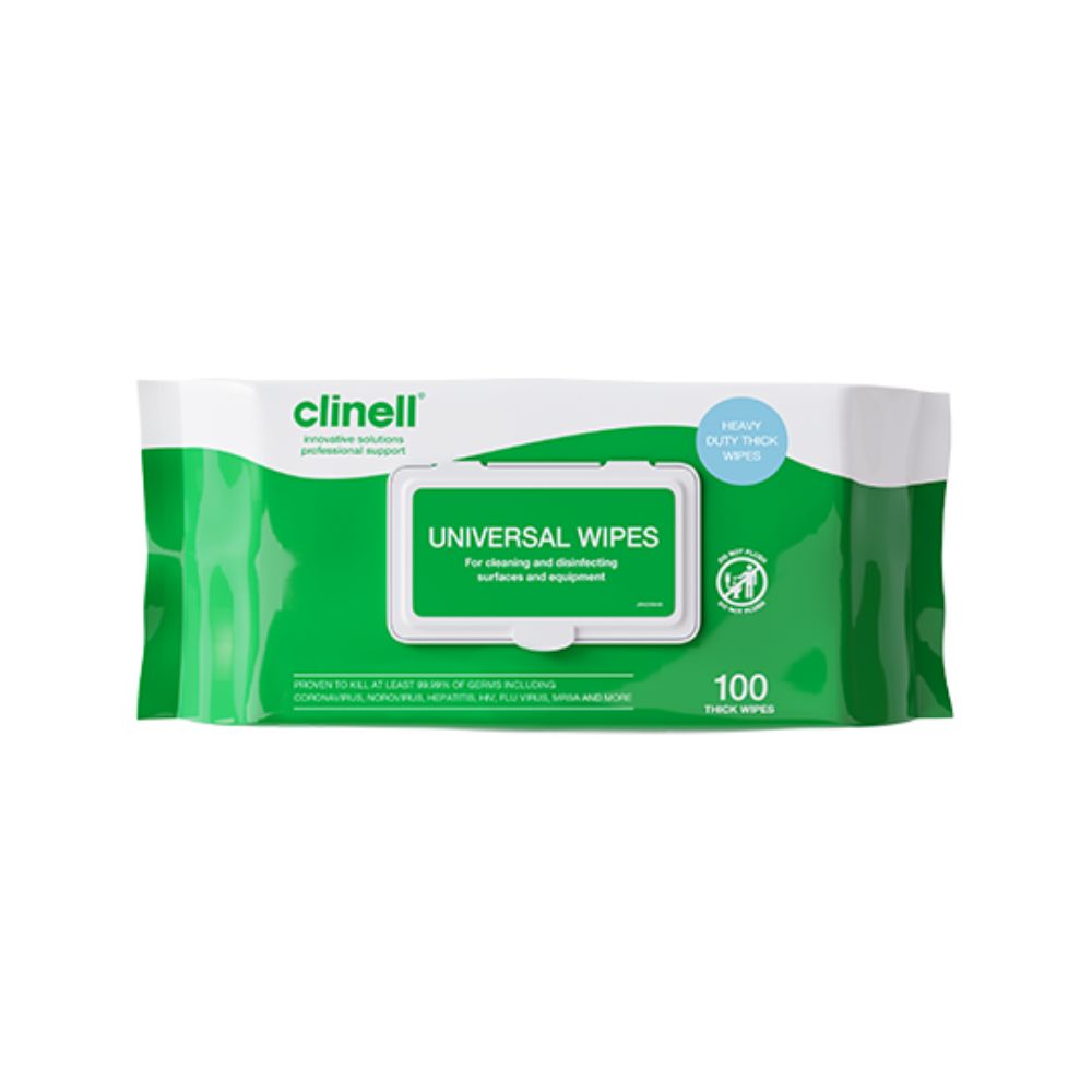 Clinell Universal Wipes Heavy Duty 100 salviette