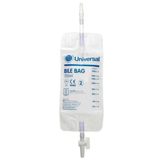 Sacche sterili per la raccolta della bile da 350 ml con connettore Ryles/Kehrs