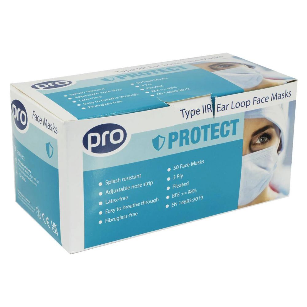 Maschere respiratorie antiparticolato con valvola UniProtect FFP3, confezione da 20