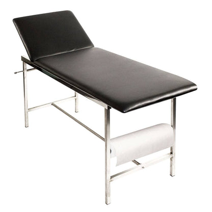 Treatment Couch with Couch Roll Holder Black - UKMEDI - UK MEDICAL SUPPLIES