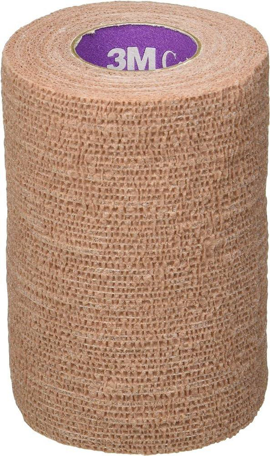 Benda autoadesiva 3M Coban da 15 cm x 4,5 m, colore carne