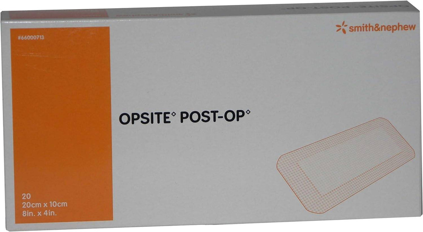 Medicazione impermeabile postoperatoria Opsite da 20 cm x 10 cm