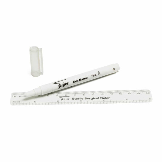 Marker per pelle sterile fine da 0,5 mm con righello
