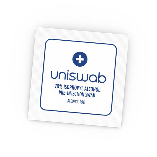 Uniswab 70% Alcohol Pre-Injection Wipes