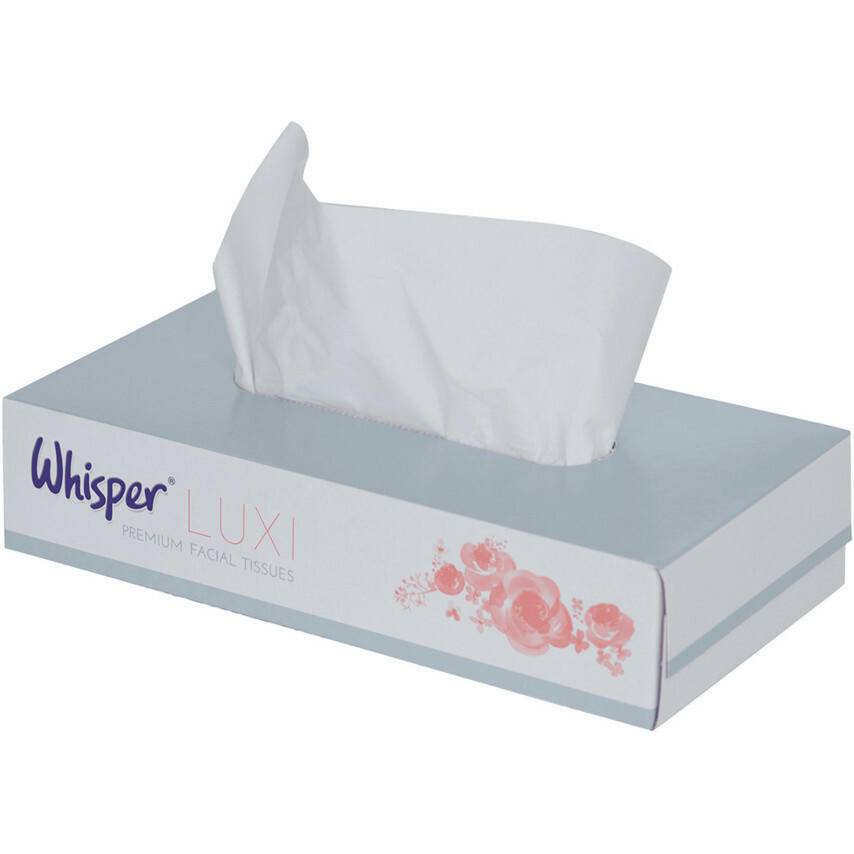 Veline per il viso Whisper White - 2 veli - 100 fogli