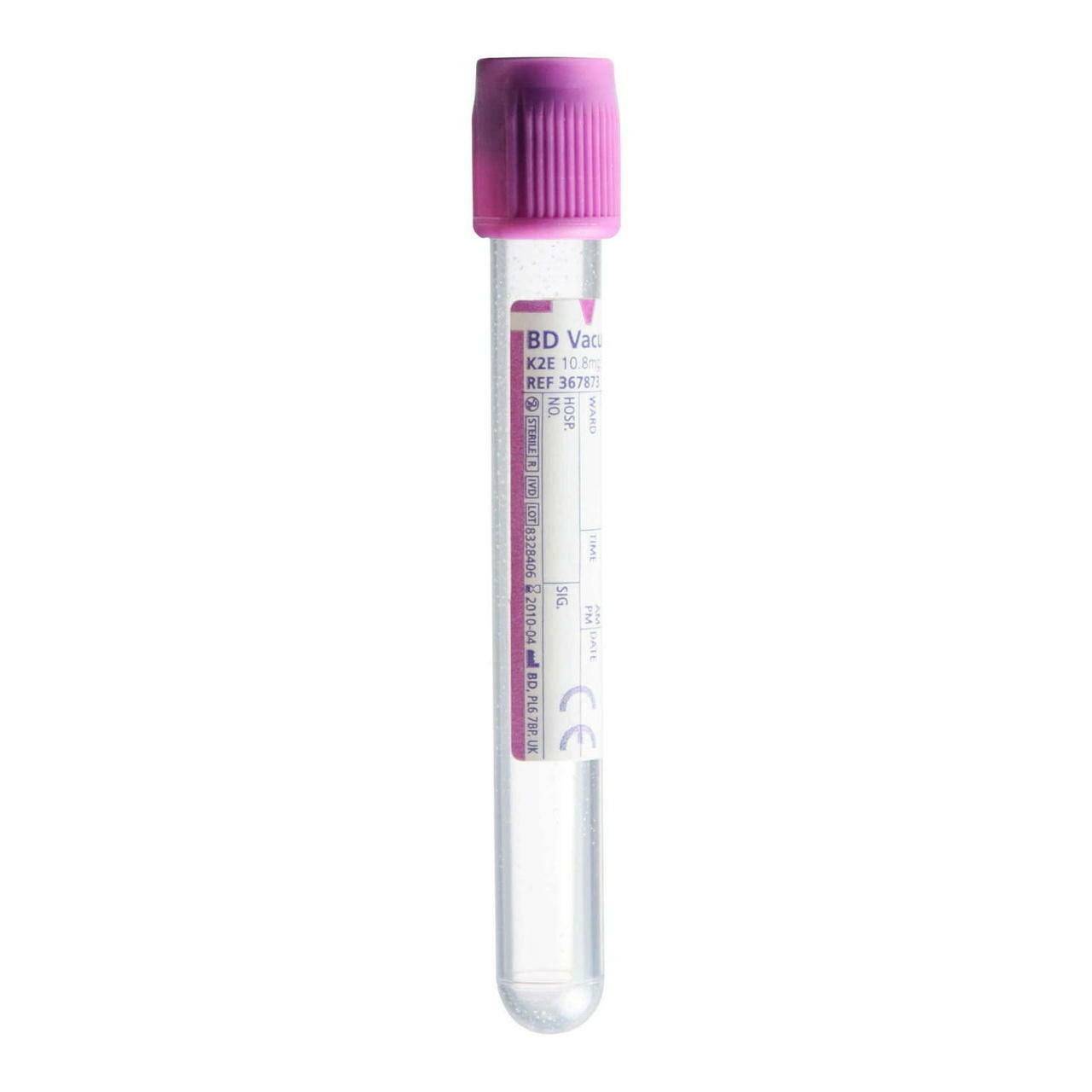 BD Vacutainer 6ml EDTA Purple Blood Collection Tubes 366645 UKMEDI.CO.UK