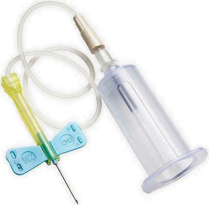 Set di tubi blu per raccolta sangue BD Vacutainer Safety Lok da 23 g da 7 pollici