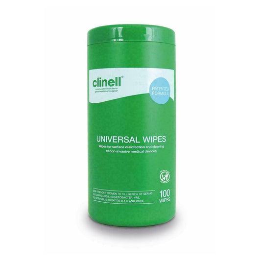 Clinell Universal Salviette Igienizzanti Confezione da 100 Salviette