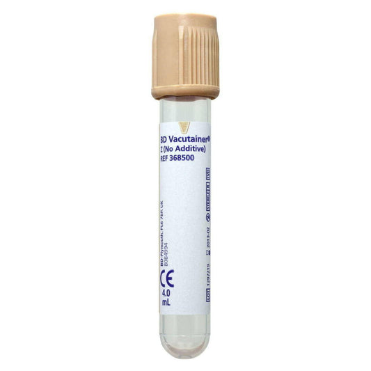 Tubo BD Vacutainer da 4 ml per analisi delle urine, parte superiore beige