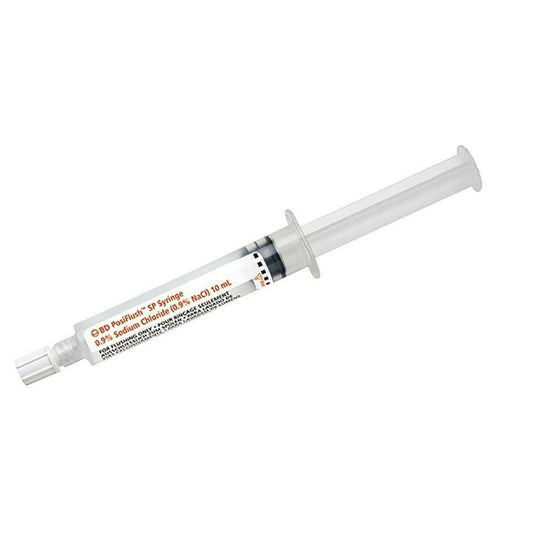 Soluzione salina PosiFlush SP da 10 ml (percorso del fluido sterile)