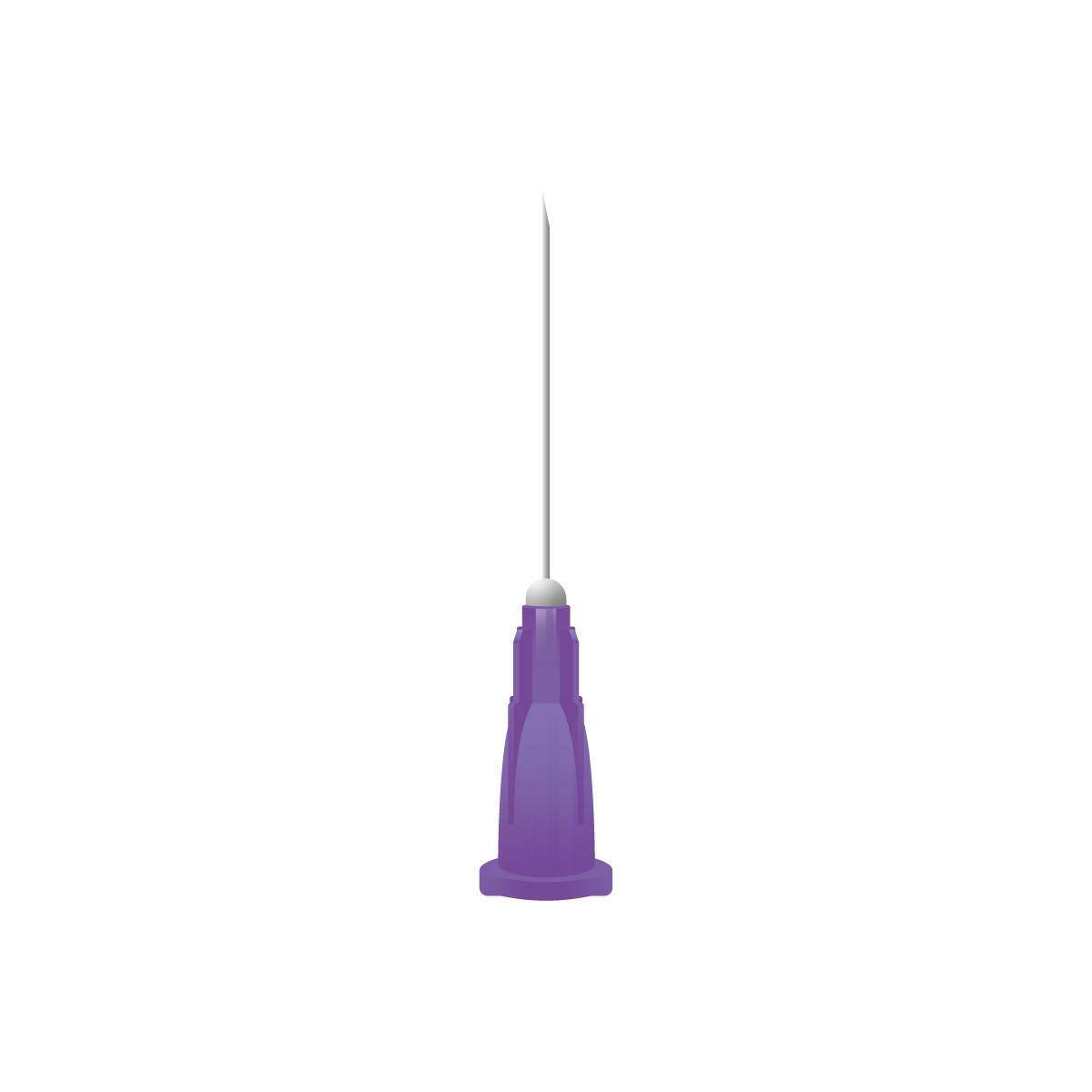 Aghi per microlance BD da 24 g viola da 1 pollice (25 mm x 0,55 mm)