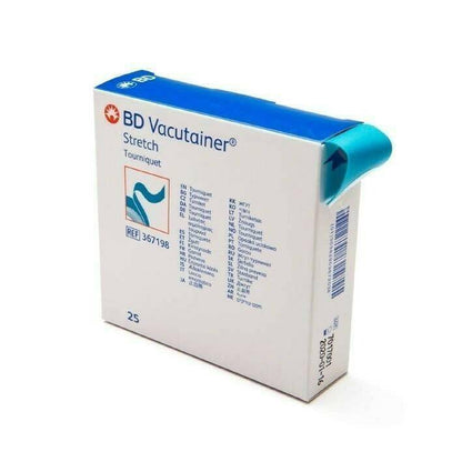 Confezione da 25 lacci emostatici BD Vacutainer senza lattice