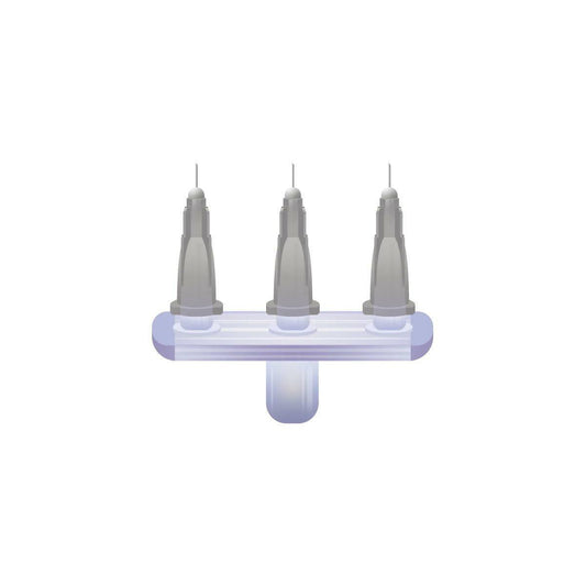 Multi iniettore Meso-relle grigio 4 mm x 3 da 27 g