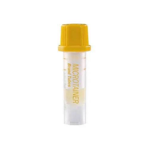 50 provette Microtainer BD in acciaio inox con chiusura Microgard, provette per siero da 400-600 µl con gel separante