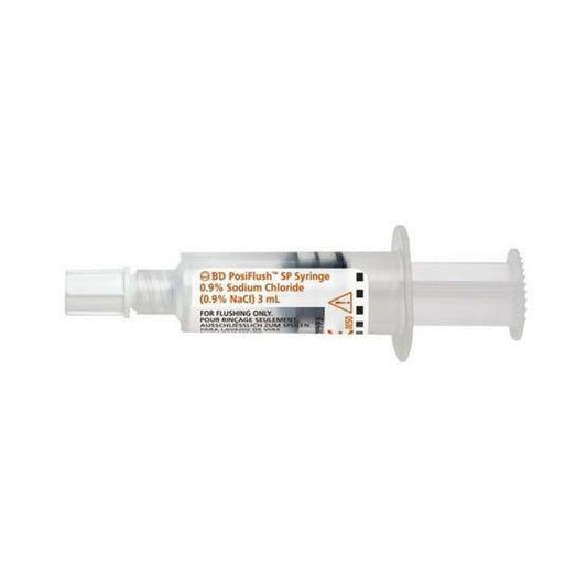 Soluzione salina PosiFlush SP da 3 ml (percorso del fluido sterile)