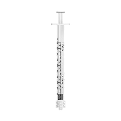 1ml Unifix Luer Lock Syringe UX1L UKMEDI.CO.UK