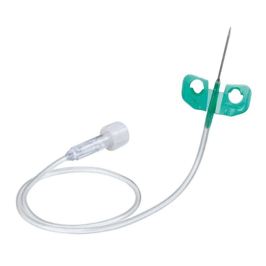 Ago a farfalla verde Venofix BBraun da 21 g 3/4 pollici