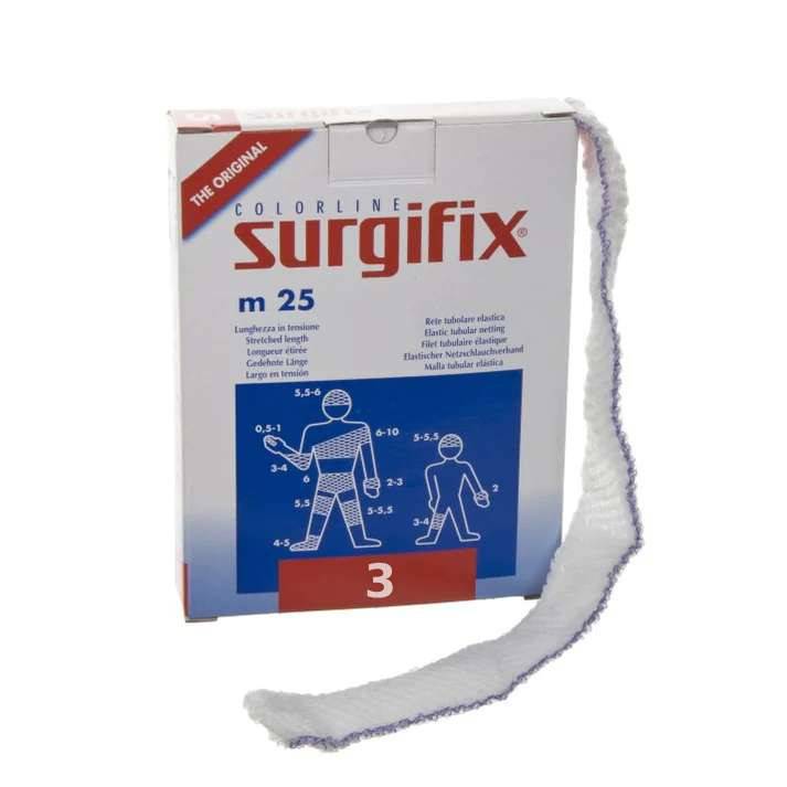 Rete tubolare elastica Surgifix misura 3 da 25 m. La Colorline originale