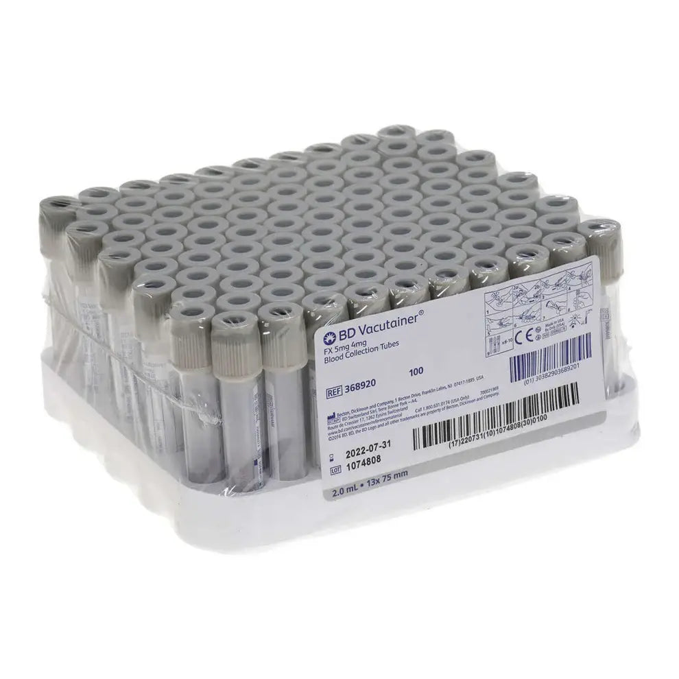 Provette per prelievo di sangue grigio fluoro/ossalato BD Vacutainer da 2 ml