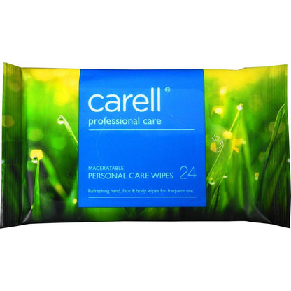 Clinell Patient Hands & Face Maceratable Wipes Pack of 24 Wipes - UKMEDI