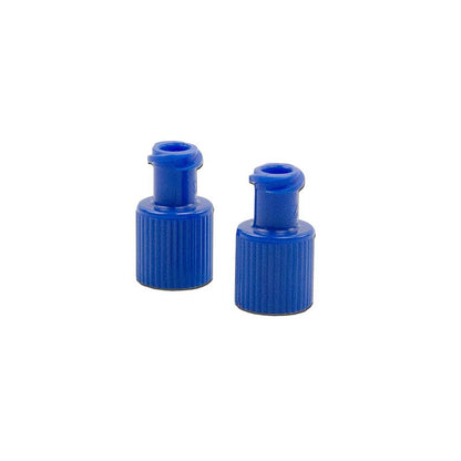 Tappi per siringa sterili blu, tappo combinato, raccordo Luer