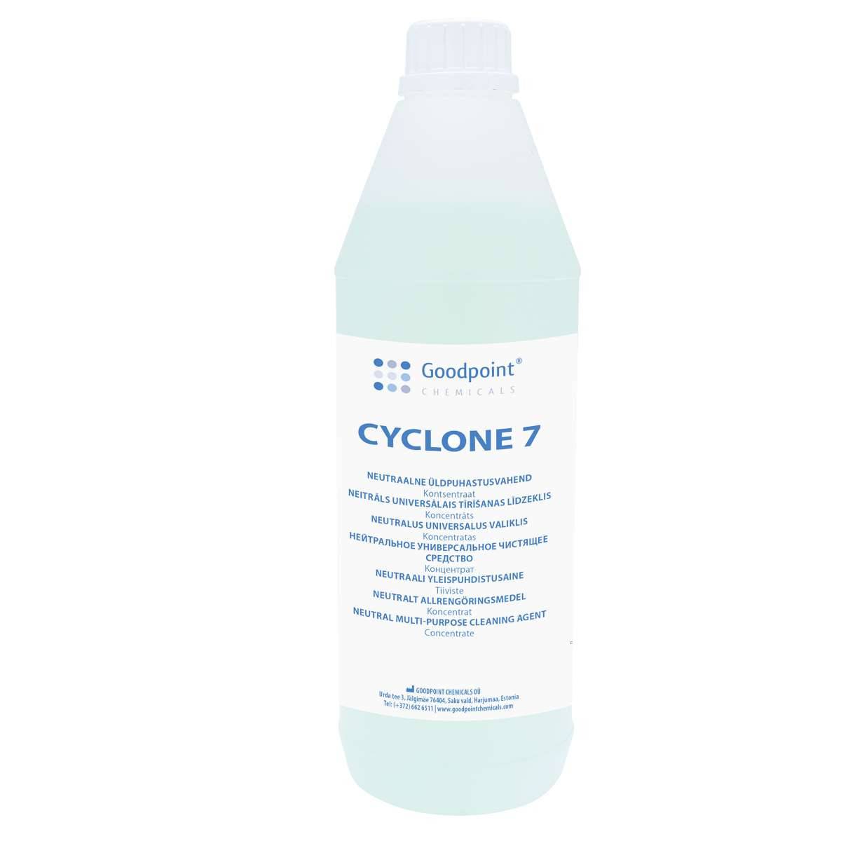 Detergente multiuso Cyclone 7 da 1 litro