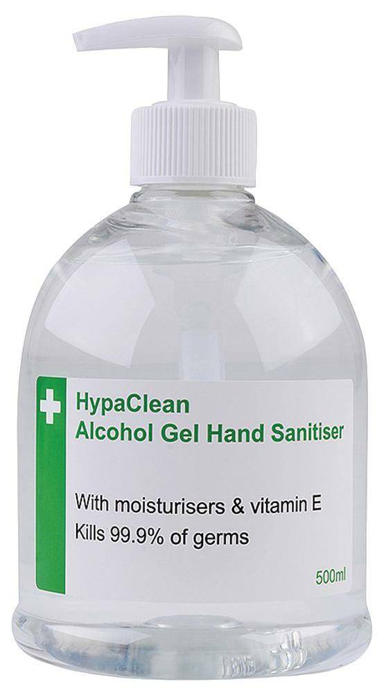 HypaClean disinfettante per le mani a base di alcol da 500 ml