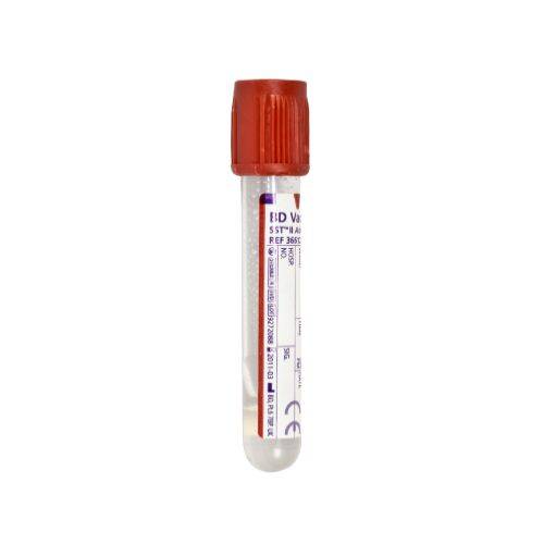 Provette per prelievo di sangue rosso BD Vacutainer Tube SST da 3,5 ml