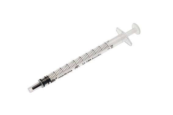 Luer Slip a basso spazio morto Medicina da 1 ml