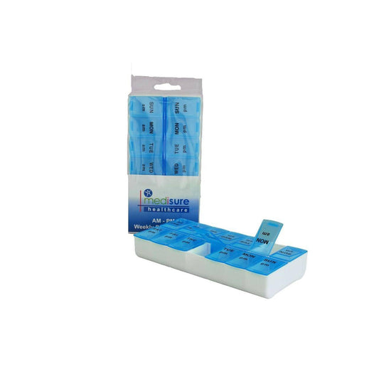 AM-PM Weekly Pill Organiser MS14880 UKMEDI.CO.UK