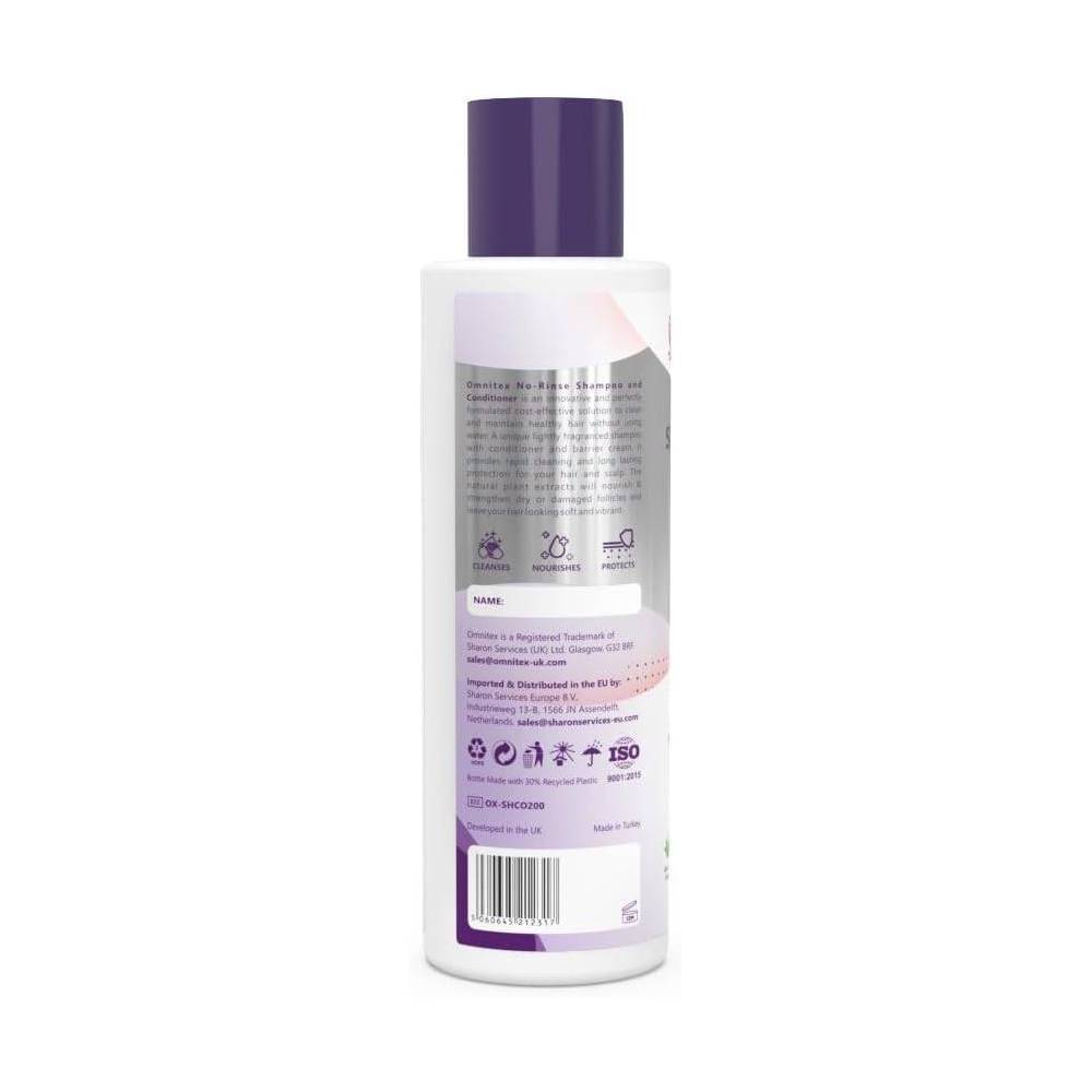 Omnitex shampoo e balsamo senza risciacquo da 250ml